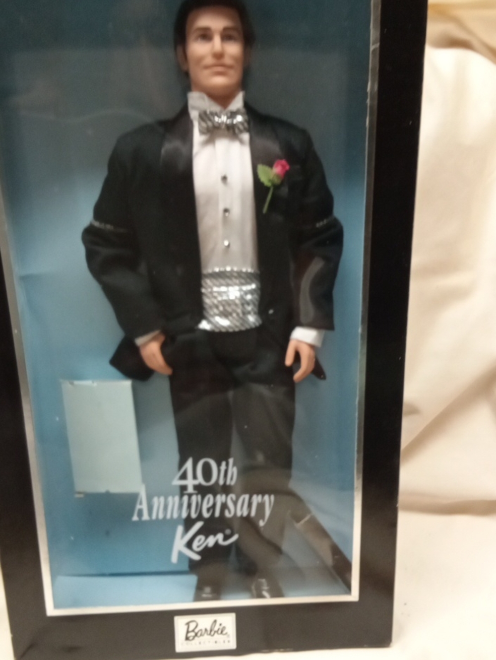 Ken 40th Anniversary Tuxedo Costume - Black with Silver Accents
